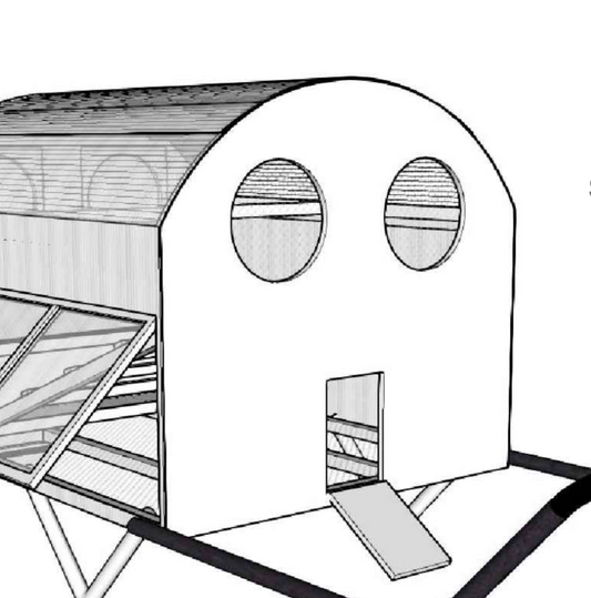 Portable Chicken Coop Plans for Egg Layers