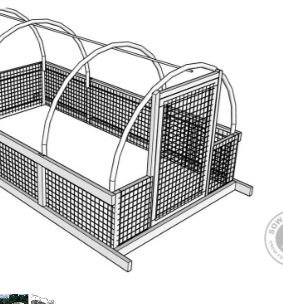 Hoop Chicken Tractor (moveable coop)