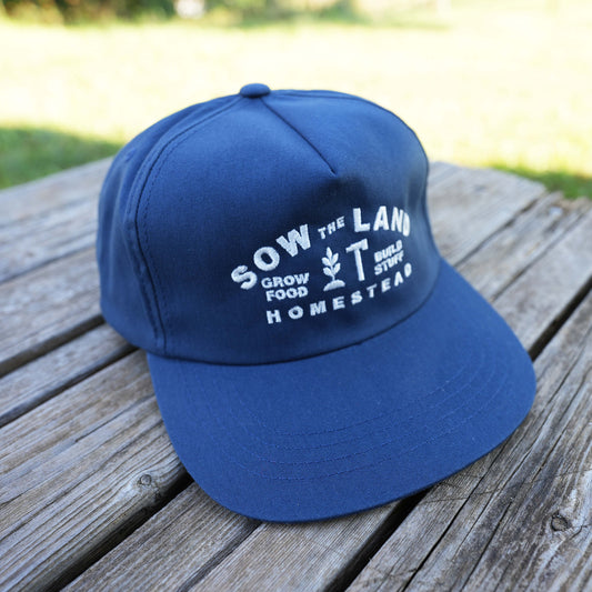 Snapback Dad Hat (Navy)