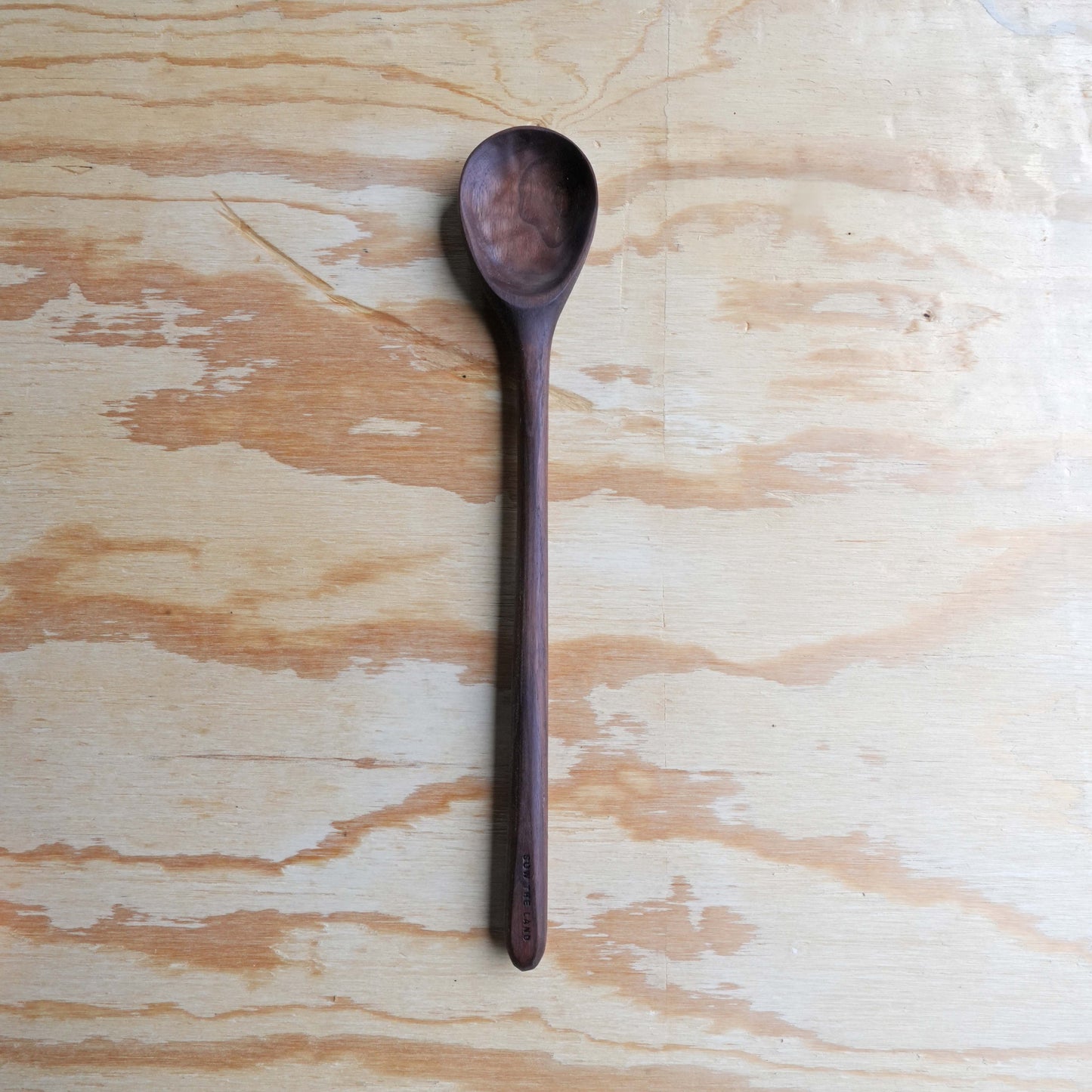 Walnut Wood Spoon Long Handle 22
