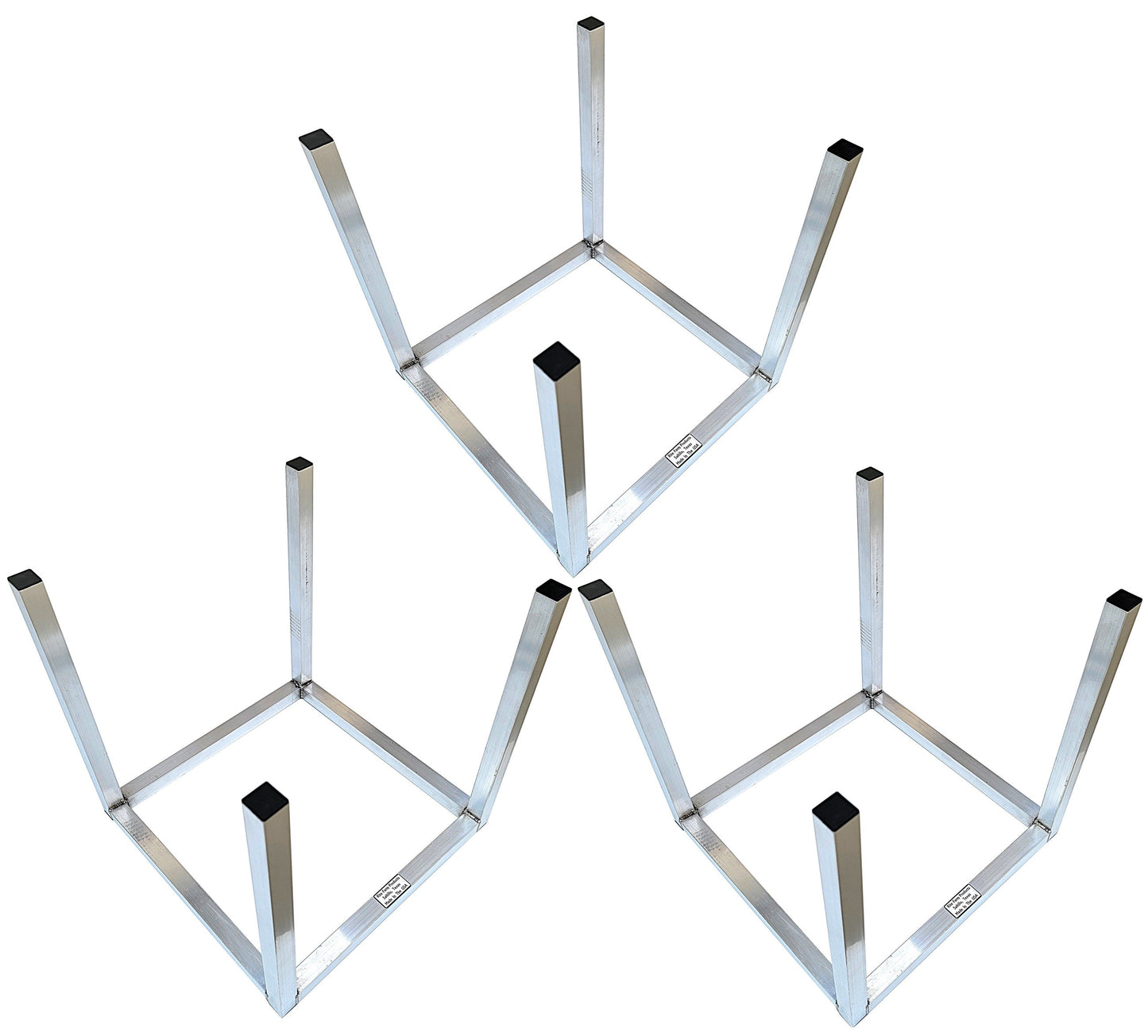 16 Inch Turkey Drying Rack 4 Stations, Poultry Processing Shrink Bag Stand