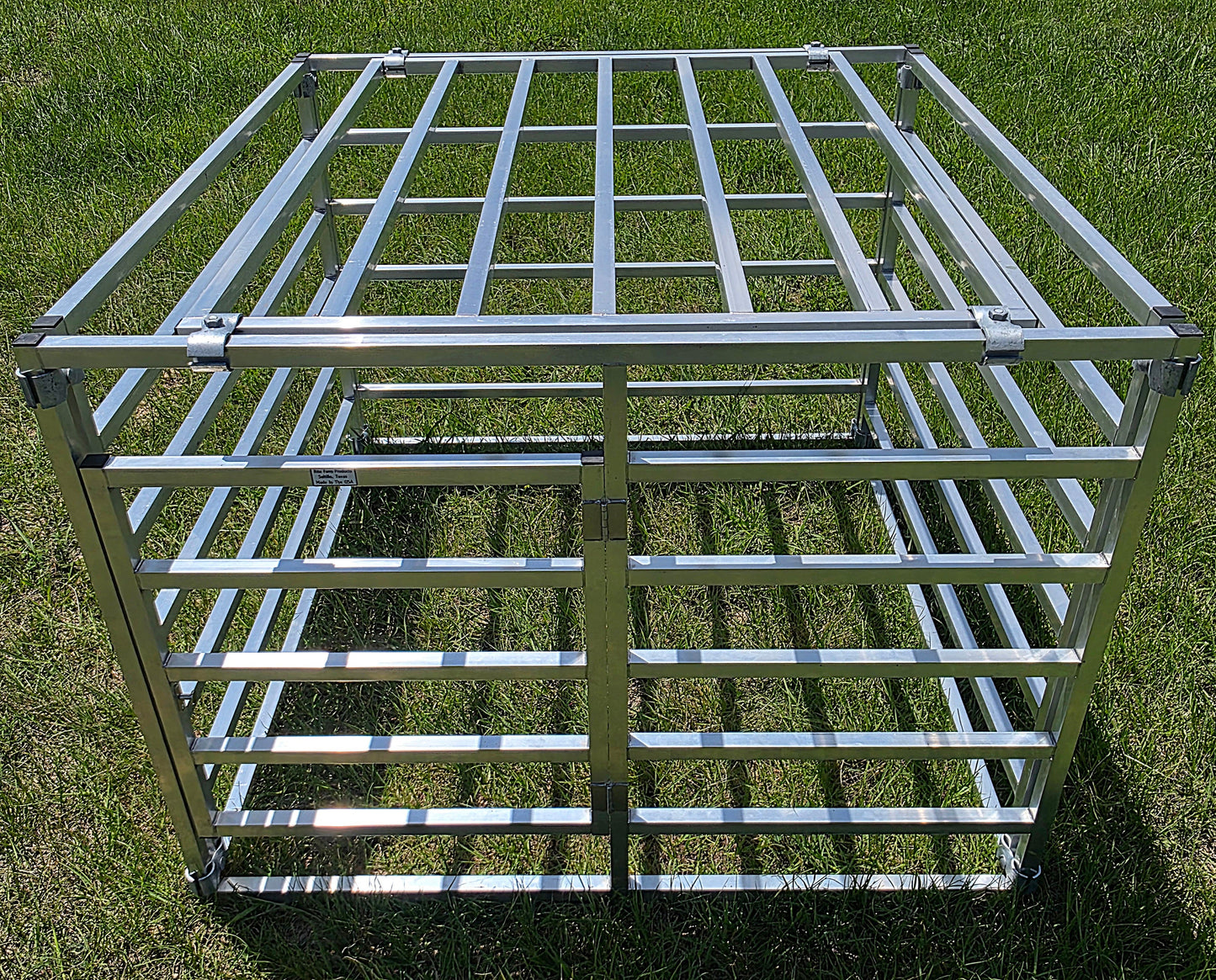 Aluminum Transport Cage for Sheep, Goat, Pig, Dog, Small Livestock Truck Crate Animal Transporter