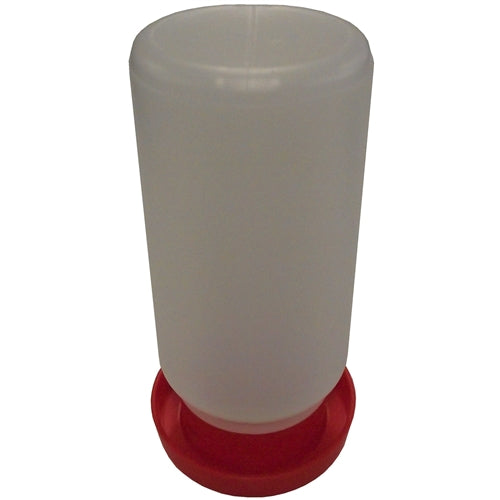 Rite Farm Products Blue Quail & Bantam Chick Safety Waterer Base & Quart Jar