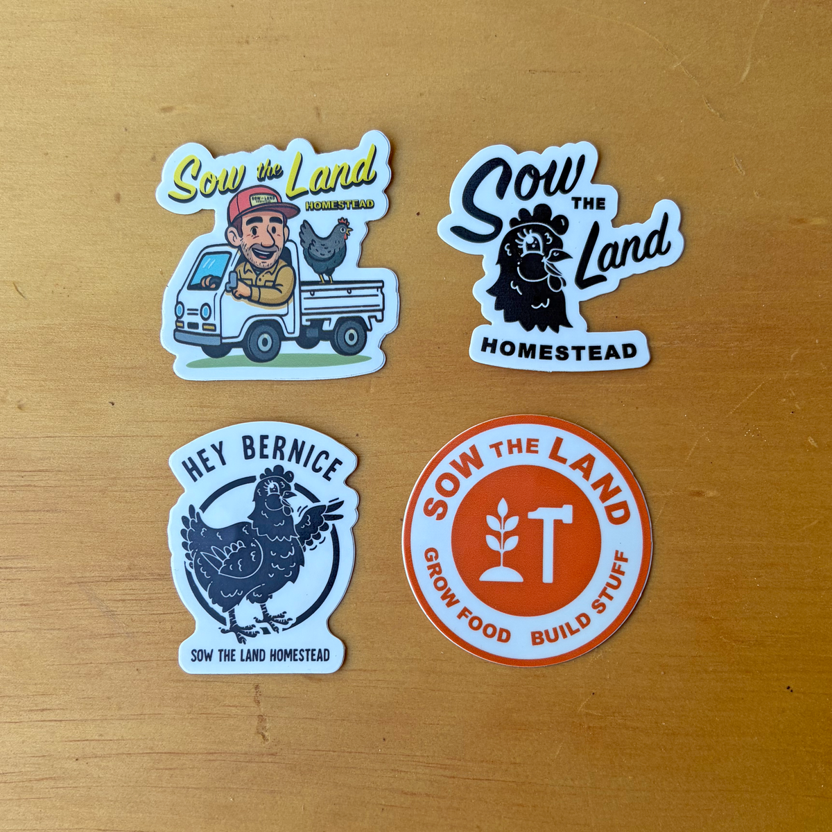 Mini Bucket and Stickers