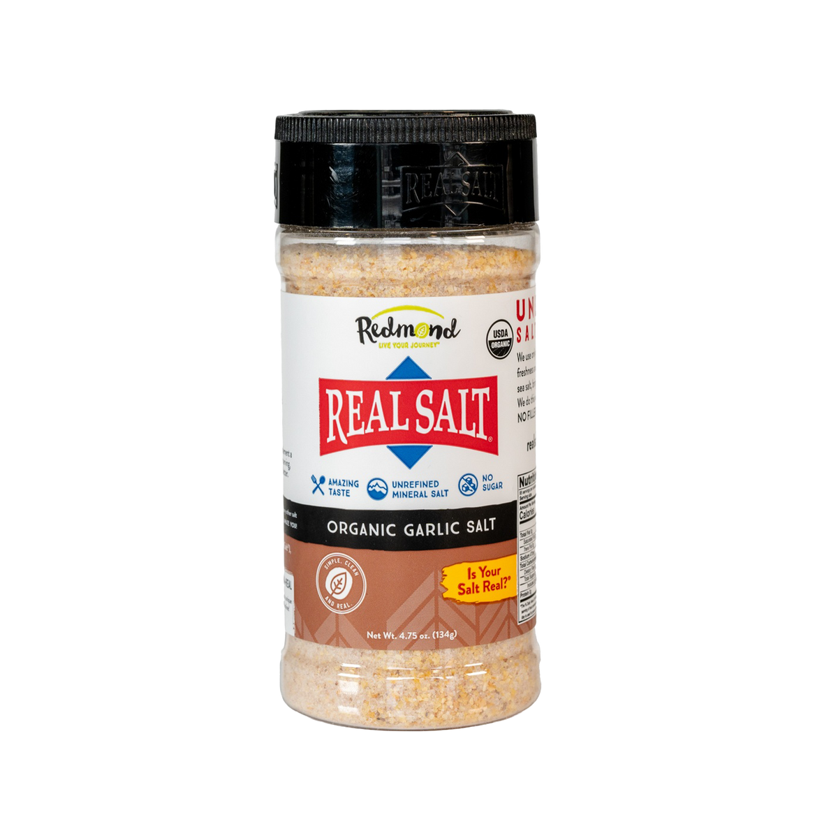 Real Salt Garlic Salt Seasoning Shaker