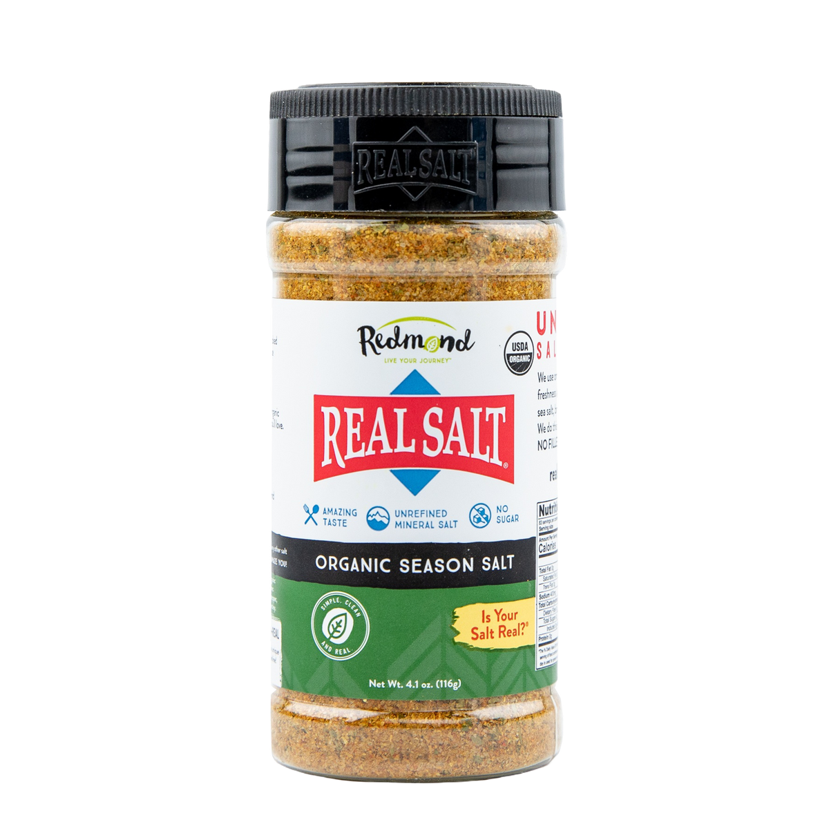 Real Salt Season Salt Shaker
