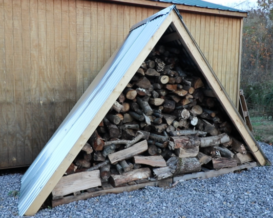 A-Frame Firewood Storage Plans