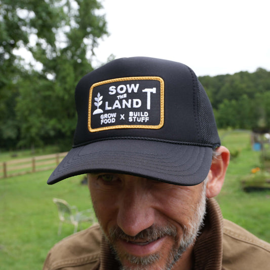 Trucker Patch Hat  (All black)