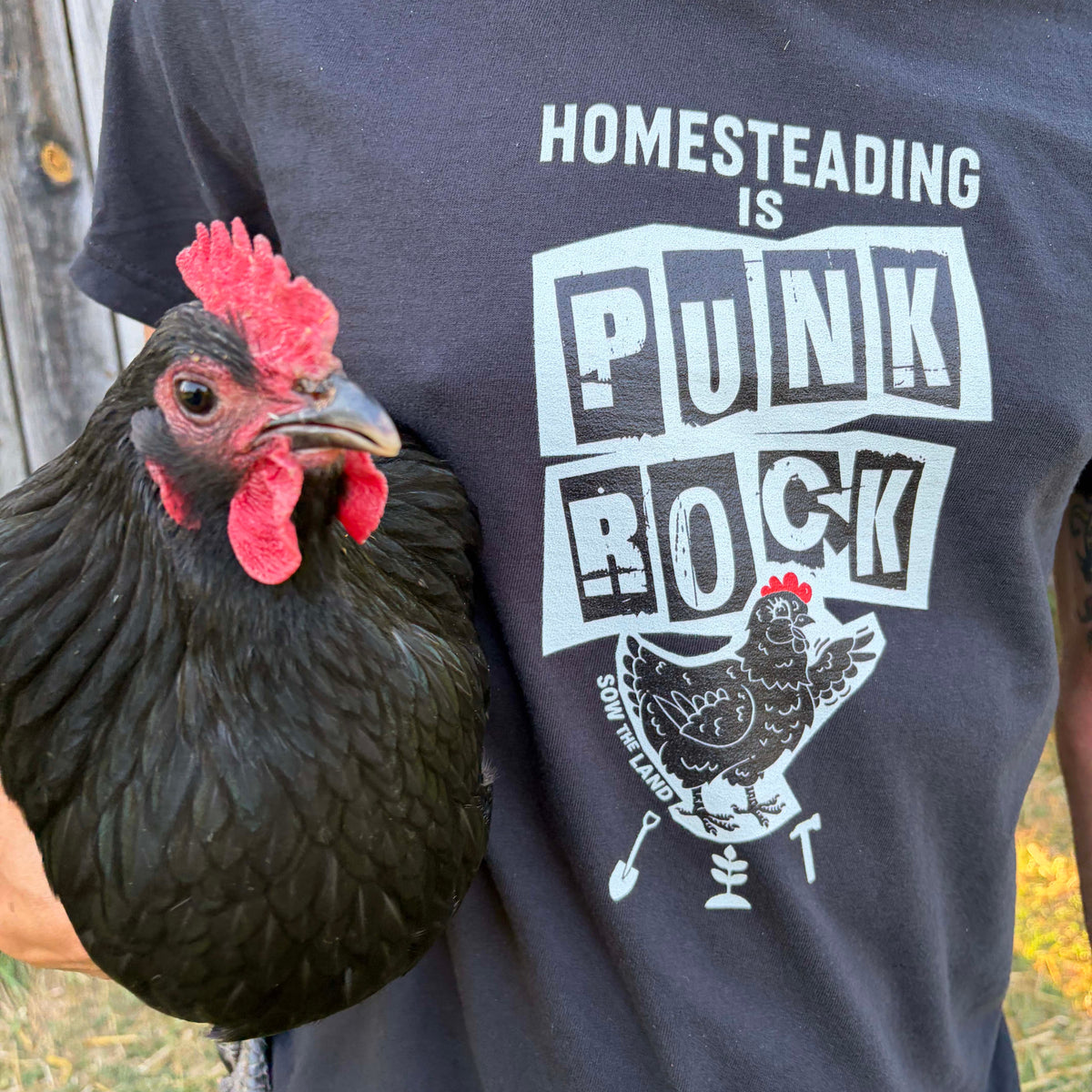 Homesteading is Punk Rock t-shirt