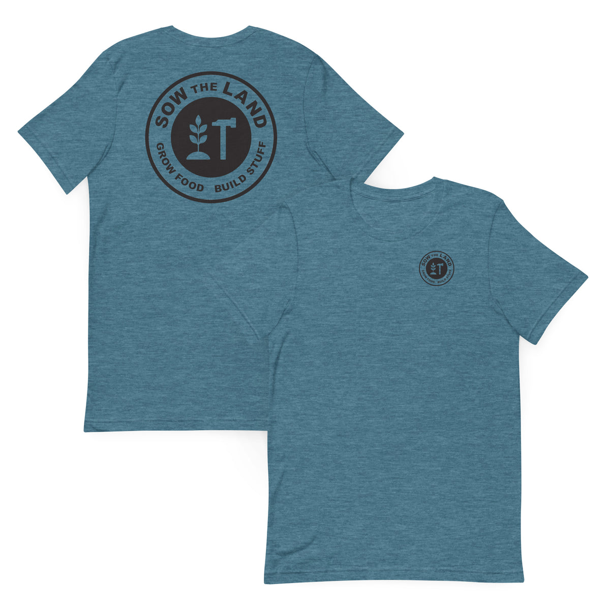 Unisex t-shirt Round Logo – Sow the Land